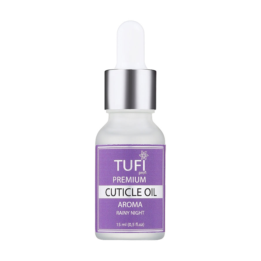 Олія для кутикули Tufi Profi Premium Aroma Дощова ніч, 15 мл